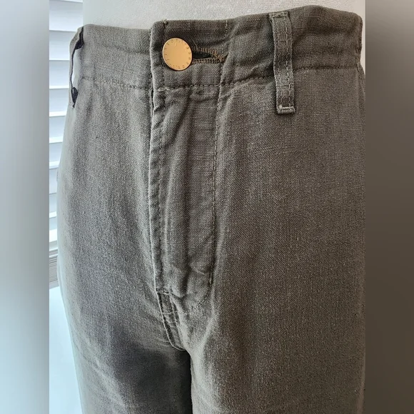 L'Agence Bria High waist wide leg linen pants Sz.26 - Picture 4 of 6
